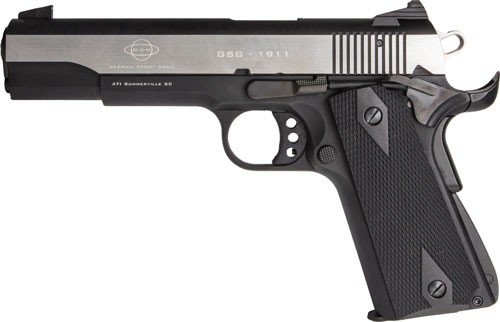 GERMAN SPORT 1911 22LR 5" - POLISHED SLIDE/BLK GRIP 10RD