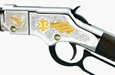 HENRY H4 EMS TRIBUTE EDITION - 22S/L/LR 20" OCTAGON ENGRAVED