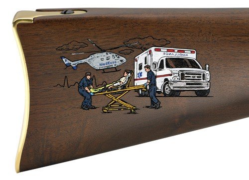 HENRY H4 EMS TRIBUTE EDITION - 22S/L/LR 20" OCTAGON ENGRAVED