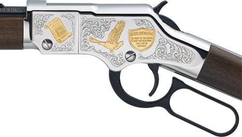 HENRY H4 2ND AMENDMENT TRIBUTE - 22S/L/LR 20" OCTAGON ENGRAVED