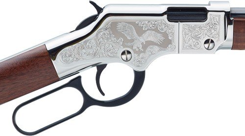HENRY H4 SILVER EAGLE 2ND ED. - 22S/L/LR 20" OCTAGON ENGRAVED