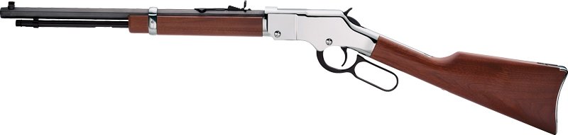 HENRY H4 GOLDENBOY SILVER - YOUTH 22S/L/LR 17" OCT. WALNUT