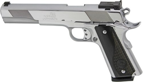 IVER JOHNSON EAGLE XL - 45ACP 6" ADJ POLISHED CHROME
