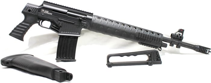 gijar1512_angled_apart IVER JOHNSON STRYKER 12GA 3" - 20" 5RD BLACK SYNTHETIC