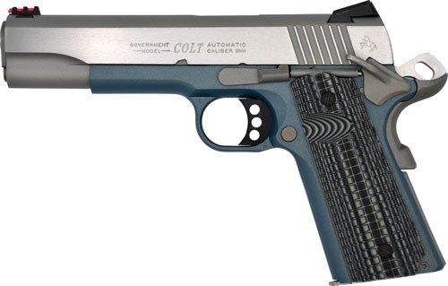 COLT COMPETITION 9MM 5" 8RD - BLUE TITANIUM/STAINLESS G10