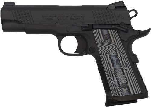 COLT COMBAT UNIT 9MM 4.25" 8RD - ANODIZE BLACK GRAY GRIPS