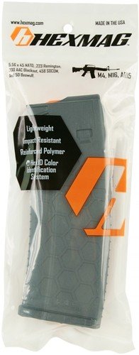 HEXMAG MAGAZINE AR-15 5.56X45 - 10RD GRAY POLYMER SERIES 2