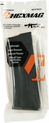 hx1530ar15s2blk_pkg HEXMAG MAGAZINE AR-15 5.56X45 - 15RD BLACK POLYMER SERIES 2