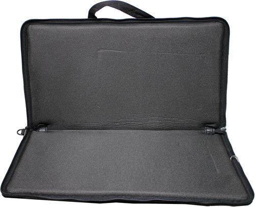 ijsbcase_open.jpg IVER JOHNSON CASE FITS SINGLE - TO 18.5" BARREL FOLDED BLACK