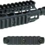BCM RAIL SECTION--NYLON KEYMOD - 4" RAIL BLACK