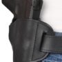 BULLDOG BELT SLIDE HOLSTER BLK - RH SMALL FRAME REVOLVERS 2-4"