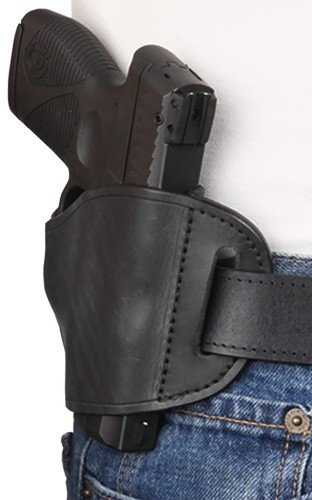 BULLDOG BELT SLIDE HOLSTER BLK - RH SMALL FRAME REVOLVERS 2-4"