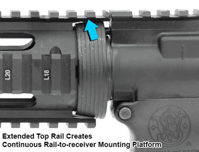 UTG RAIL PICATINNY AR-15 7" - 2-PC DROP-IN CARBINE LENGTH