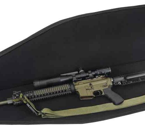 US PEACEKEEPER 45" MSR CASE BL - 4 MAG POUCHES 600 DENIER BLACK