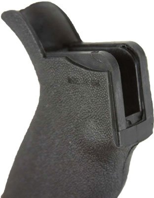 J&E TEXTURED RUBBERED PISTOL - GRIP W/STORAGE BLACK