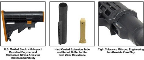 rbu6bm_features_1_1.jpg UTG STOCK ASSEMBLY AR-15 BLACK - 6 POSITION MIL-SPEC
