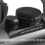 UTG RED DOT 4.0 MOA DOT 38MM - WITH INTEGRAL MOUNT