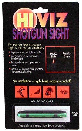 s200g_pkg.jpg HIVIZ SHOTGUN FRONT SIGHT - MAGNETIC RIB .171-.265" GREEN
