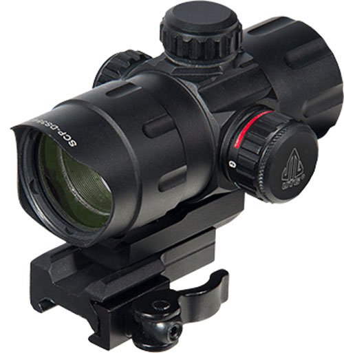 UTG RED DOT 4.0 MOA DOT 38MM - T-DOT RED/GRN W/INTEGRAL QD MT