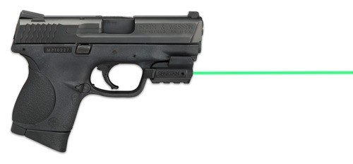spsg_on-gun.jpg LASERMAX LASER RAIL MOUNT - GREEN SPARTAN