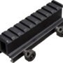 TRUGLO 1-PIECE PICATINNY RISER - MOUNT 1" RISE 4" LENGTH