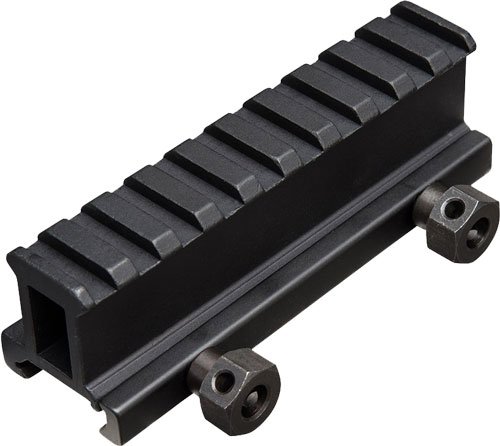 TRUGLO 1-PIECE PICATINNY RISER - MOUNT 1" RISE 4" LENGTH