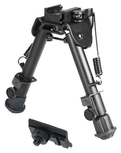 UTG BIPOD TACTICAL OP 5.9-7.3" - PICATINNY MOUNT W/STUD ADAPTER