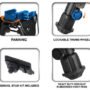 tlbp88q_features_2.jpg UTG BIPOD TACTICAL OP 8-12.4" - PICATINNY MOUNT W/STUD ADAPTER