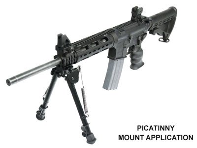 tlbp88q_in-use.jpg UTG BIPOD TACTICAL OP 8-12.4" - PICATINNY MOUNT W/STUD ADAPTER
