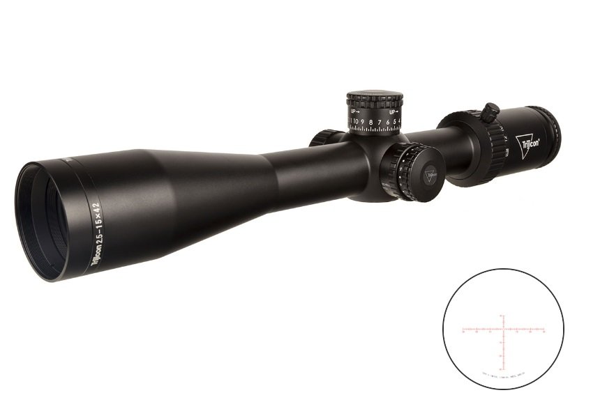 TRIJICON CREDO HX 2.5-15X42 BLK MOA RED