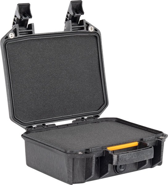 PELICAN VAULT SMALL PISTOL - CASE W/ FOAM BLACK