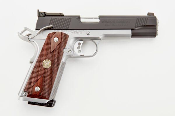 wsgattcaright3612.jpg WILSON COMBAT CLASSIC SG 45ACP 5" BLK/SS CA