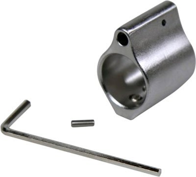 GUNTEC LOW PROFILE GAS BLOCK - .750 DIA STAINLESS STEEL