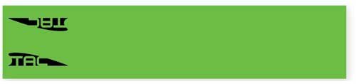 TAC VANES STANDARD ARROW WRAP - 4.675" GREEN 13 PACK