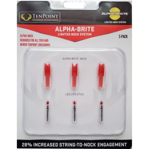1002354_1.jpg TenPoint Alpha Brite Lighted Nock Kit .297 Red 3 pk.
