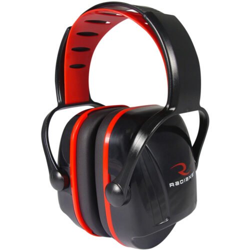 1002399_1.jpg Radians X-Caliber Youth Earmuff Black and Red