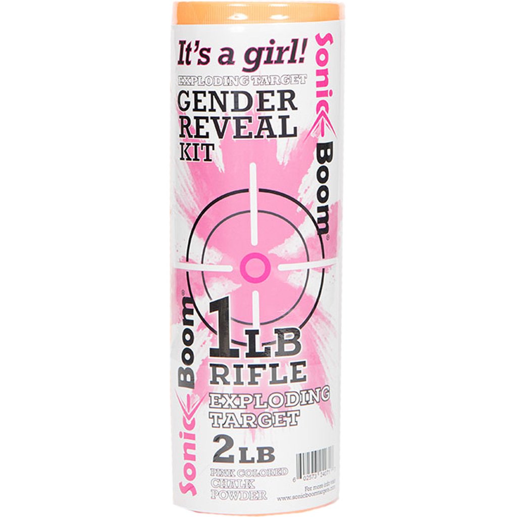 1002830_1.jpg Sonic Boom Exploding Target Gender Reveal Kit Girl 1 lb. Pink