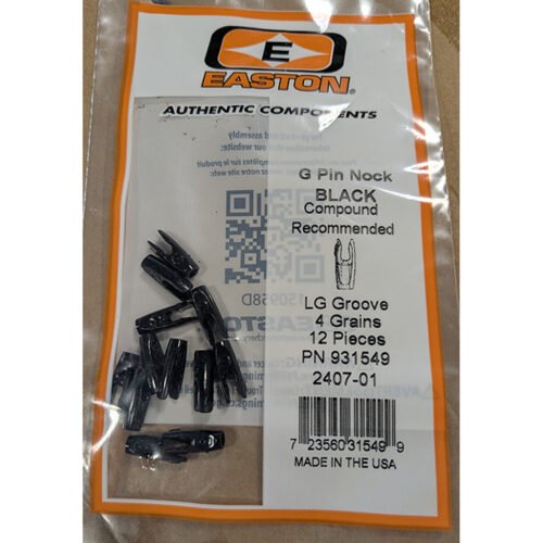 1004893_2.jpg Easton Compound G Pin Nocks Black Large Groove 12 pk.