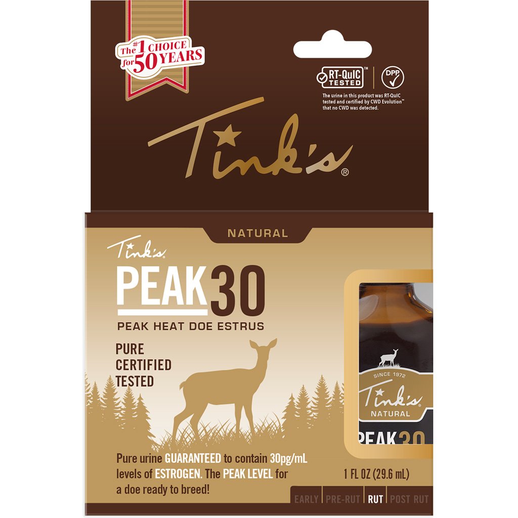 Tinks Premium Estrus Glass Bottle 1 oz.