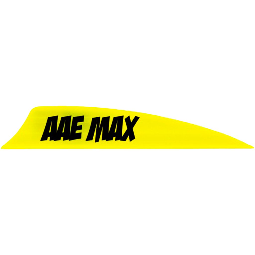 1005657_1 AAE Max 2.0 Shield Cut Vanes Yellow 50 pk.