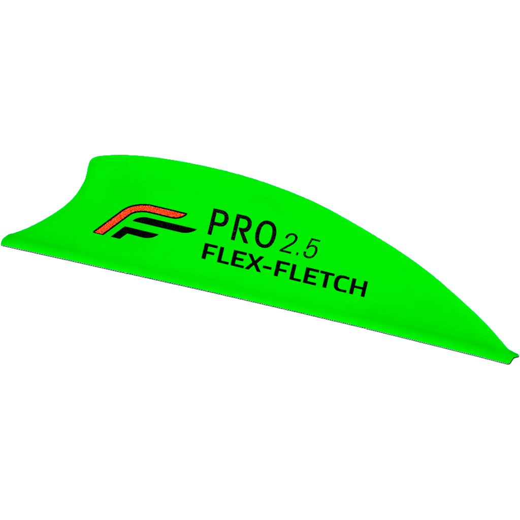 1005855_1.jpg Flex Fletch Pro 2.5 Vanes Cosmic Green 2.5 in. 36 pk.