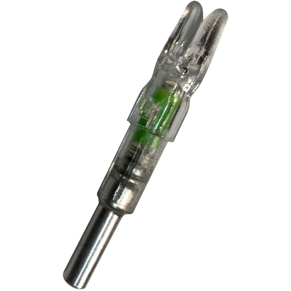 1005939_1 Flex Fletch LIT Lighted Arrow Nocks .204 Green 3 pk.