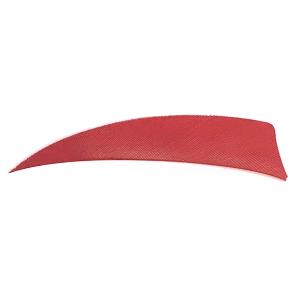1005947_1.jpg Trueflight Shield Cut Feathers Red 3 in. RW 100 pk.