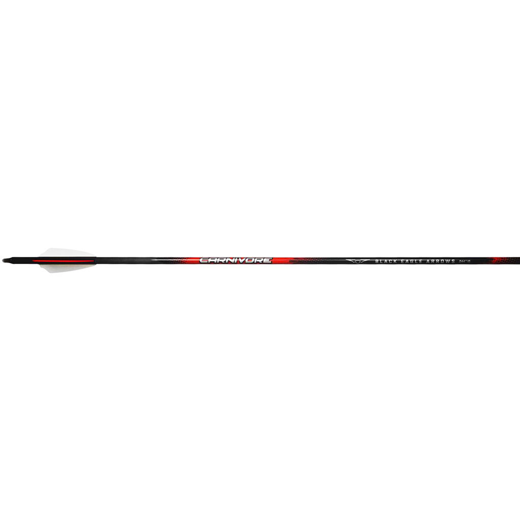1005995_1.jpg Black Eagle Carnivore Arrows .003 350 2.5 in. Shield Cut 6 pk.