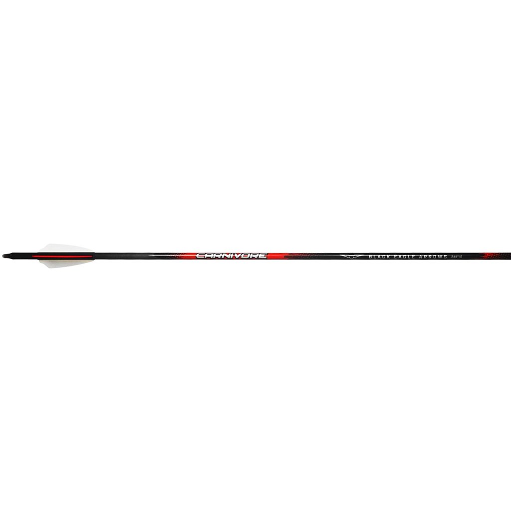 1005997_1.jpg Black Eagle Carnivore Arrows .003 30/50 2.5 in. Shield Cut 6 pk.