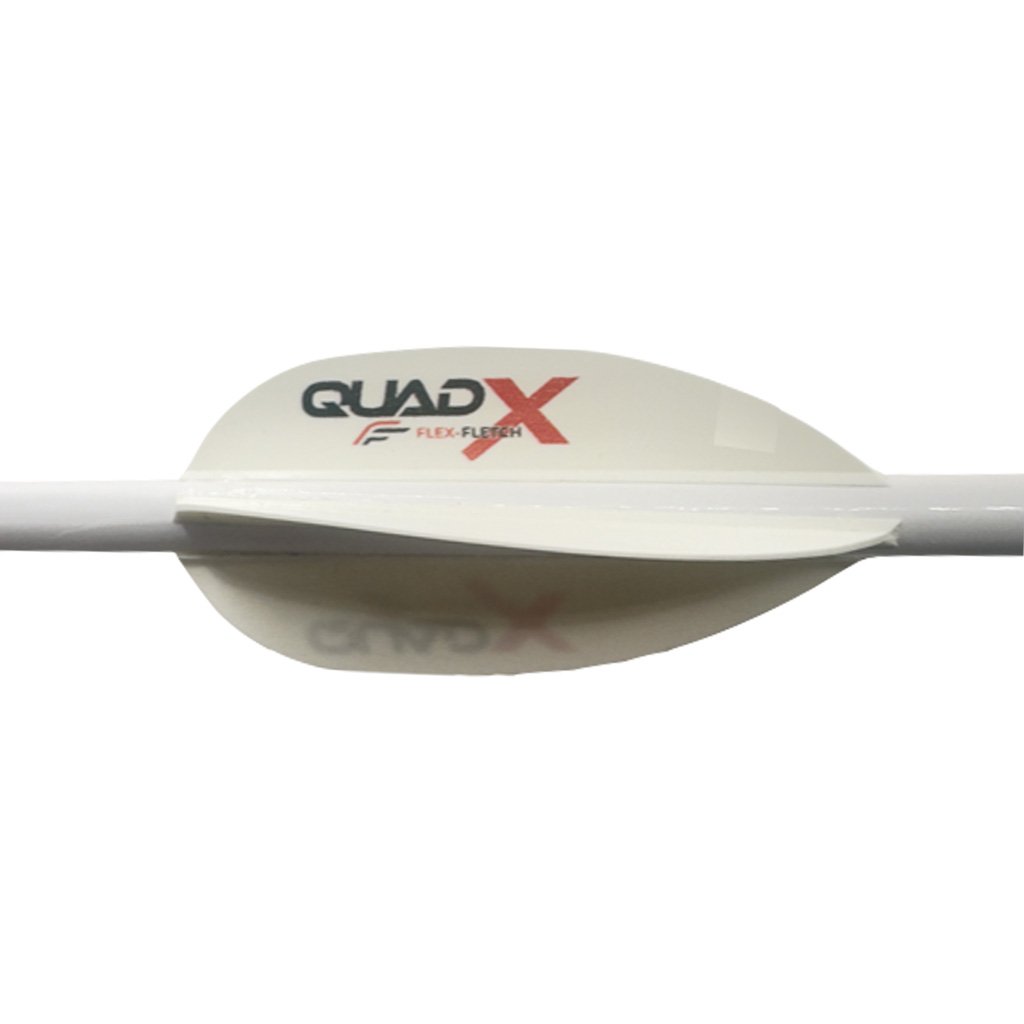 1006302_1.jpg Flex Fletch Quad X Vanes White 50 pk.