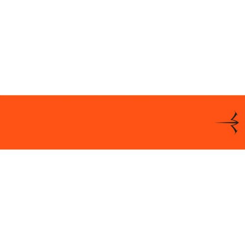 White Water Archery Arrow Wraps Flo Orange 5 in. x 1.125 in. 15 pk.