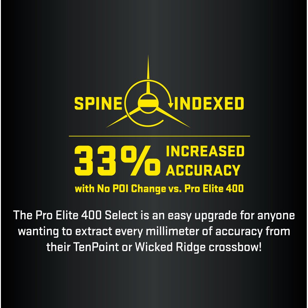 TenPoint Pro Elite 400 Select Carbon Arrows 20 in. Alpha-Nock HP 6 pk.