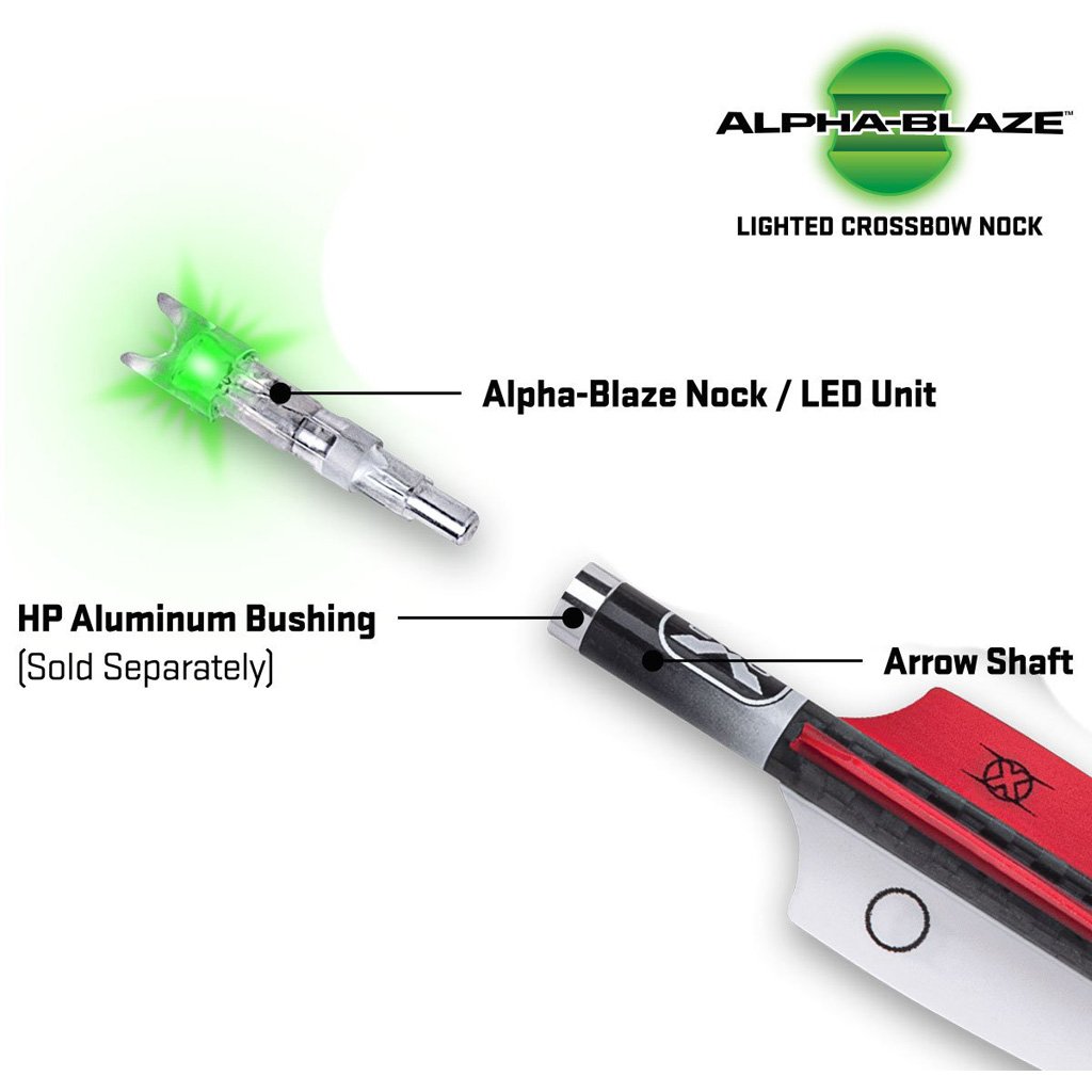 1006651_2.jpg TenPoint Pro Elite 400 Lighted Carbon Arrows 20 in. Alpha Blaze Nocks 3 pk.