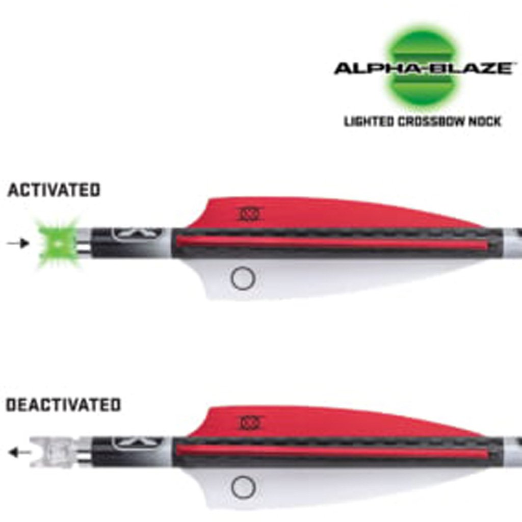 1006651_3.jpg TenPoint Pro Elite 400 Lighted Carbon Arrows 20 in. Alpha Blaze Nocks 3 pk.